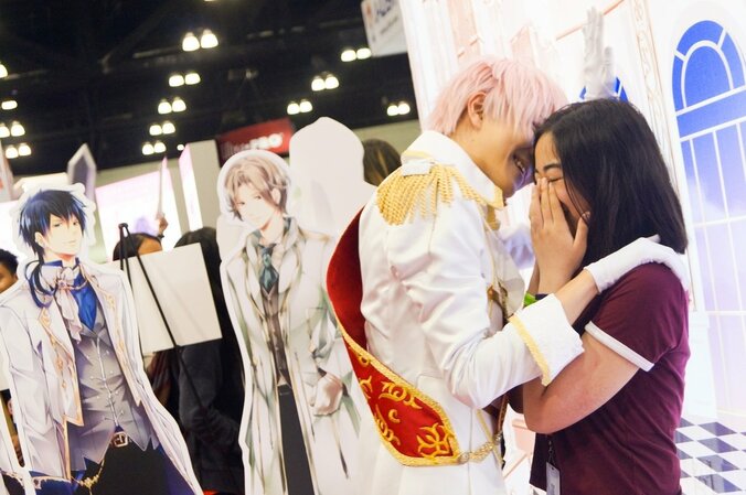 “イケメンシリーズ” が「ANIME EXPO 2017」「Comic Exhibition 2017」に出展　リアル壁ドンに大反響 1枚目