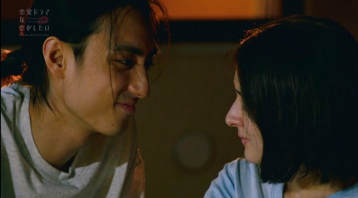 唇スレスレ！現役慶應生ハーフ美女のキスシーン稽古にMCもうっとり「お似合い、綺麗」『ドラ恋～Kissing the tears away～』act.2