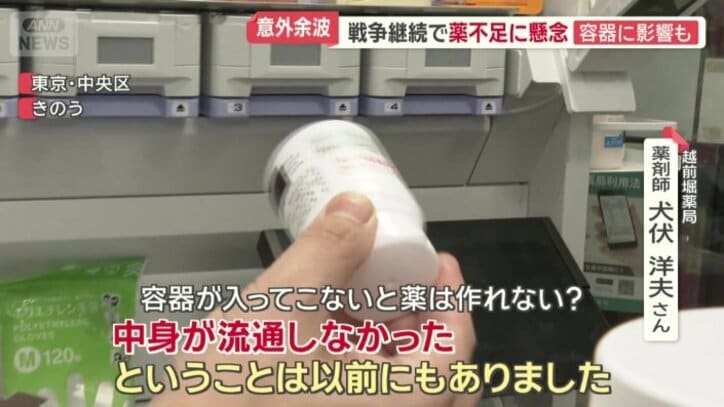薬の容器不足で…