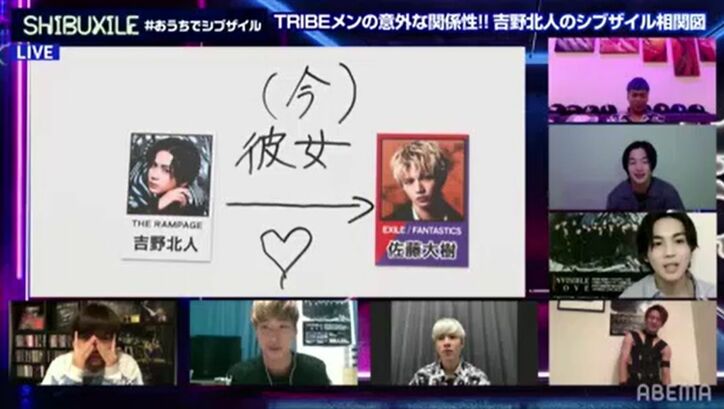 「大樹さんは彼女」THE RAMPAGE吉野北人と長谷川慎が佐藤大樹の取り合い！？三角関係が勃発