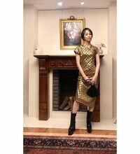 中島美嘉の“眩いばかりに美しい”ゴールドドレス姿に「相変わらずかっこいい」と絶賛