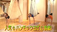 【映像】ハンモックヨガを満喫するチーム木村