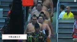 「化粧まわしこわい」「夢に出てきそう」十両土俵入り、化粧まわしの“絵柄”に驚きの声 一体、どんな？