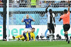 「危ないシーンしかないよー」ドイツ戦前半、森保ジャパンは防戦一方…。ファンからは悲鳴も「ずっと怖かった」【W杯E組】