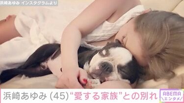 浜崎あゆみ、愛犬との別れを報告「あゆさんと共に過ごせて幸せ