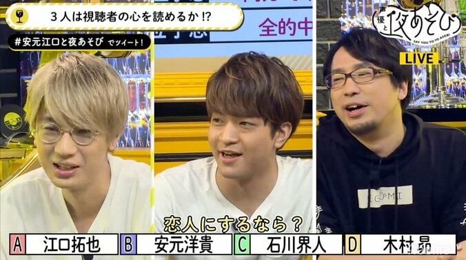 決め手は経済力と優しさ？　声優・安元洋貴が「恋人にするなら」という視聴者投票で1位に 1枚目