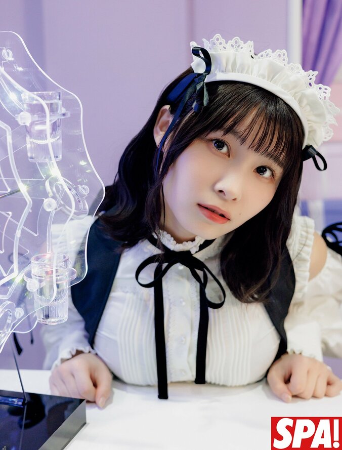 “ミスSPA！2024グランプリ”三田のえが“コンカフェ嬢”に？ シナリオグラビアを体現 『週刊SPA！』 1枚目
