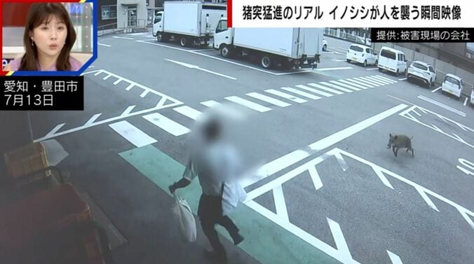提供：被害現場の会社