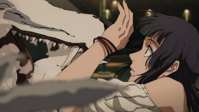 アニメ「呪術廻戦」53話場面カット 星綺羅羅と玉犬