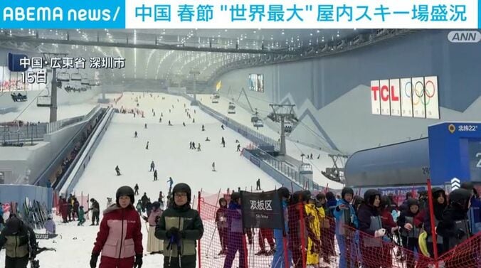 中国の屋内スキー場