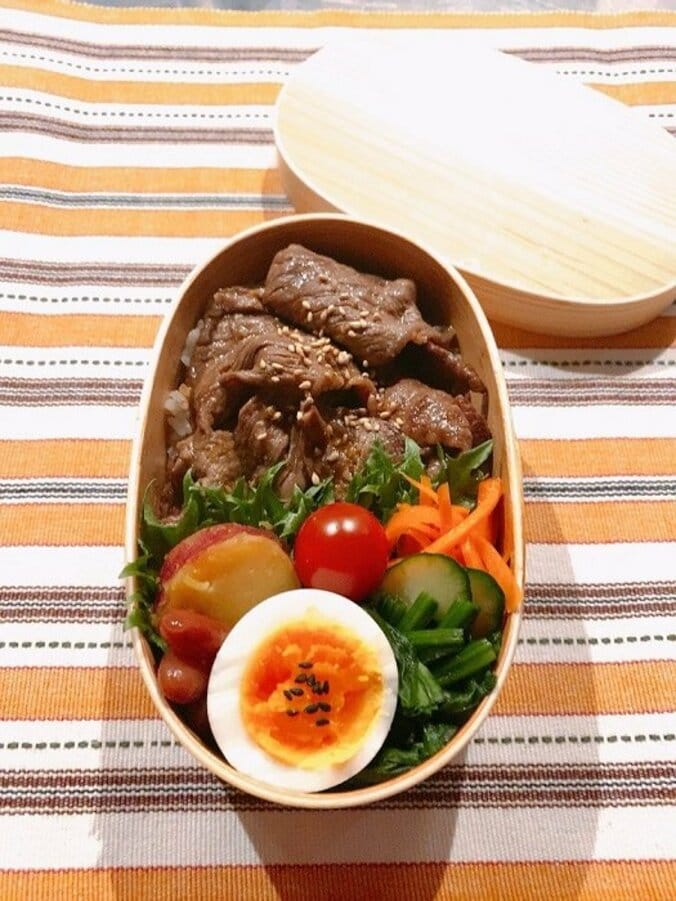 飯田圭織『コストコ』の食材を使った息子の弁当「時間が経っても美味しく食べられます」 1枚目