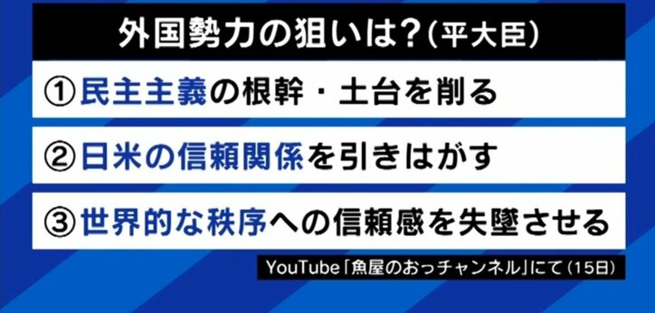 外国勢力の狙いは？