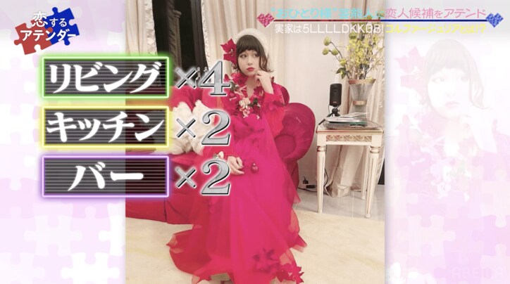 間取りは衝撃の5LLLLDKKBB！26歳の超セレブ美女音大生、デヴィ夫人も遊びに来る豪邸を披露