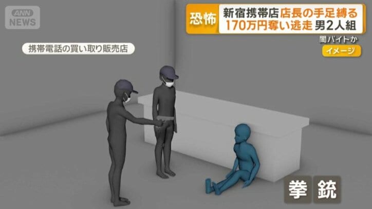 店長の顔を殴り…