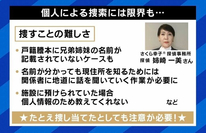 生き別れた兄弟姉妹 “捜さない”選択をして50年「向こうが幸せだったらいいが、そうじゃなかったら…」 互いの意思を確認する方法は？ 当事者に聞く