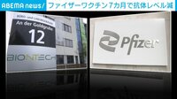 ファイザー製 接種から7カ月で抗体減少