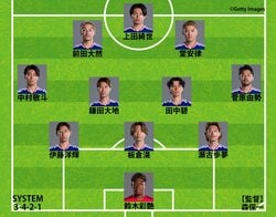 【速報】日本代表、W杯スウェーデン戦のスタメン発表！前節から3人変更 鎌田大地がボランチ復帰 堂安律と前田大然がシャドー