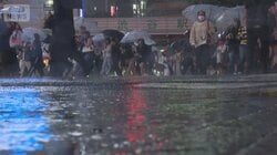 台風25号関東に最接近　連休中の東京を直撃　伊豆諸島にレベル5特別警報も