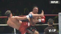 【画像】バンナが衝撃の1ラウンド失神KO負け（複数カット）