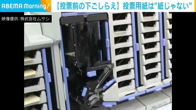投票用紙は「紙」じゃない？
