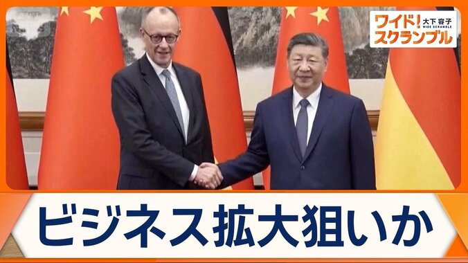 欧州首脳ら相次ぎ「中国詣で」　ドイツ・メルツ首相がハイテクロボ視察「協調を強化」 1枚目