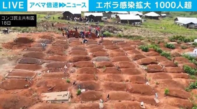 埋葬された感染者ら