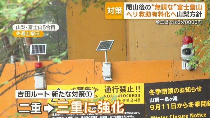 バリケードは三重に強化