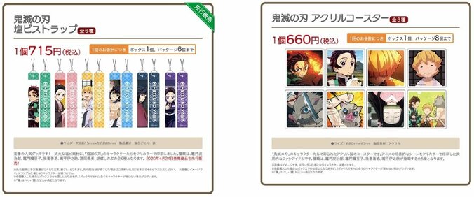『AnimeJapan2020』で発売予定だった『鬼滅の刃』グッズ販売が123＠ストアにて通販開始！ 2枚目