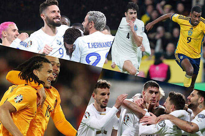 フランス＆オランダが勝利！　ピクシーのセルビアも“旧ユーゴ対決”を制す／EURO2024予選 1枚目