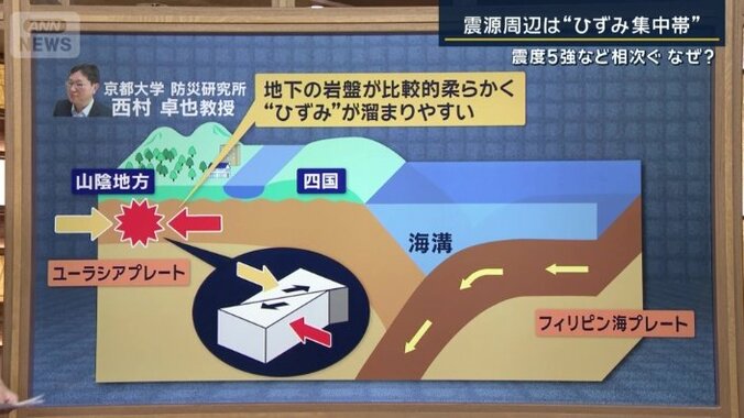 プレートの断面図