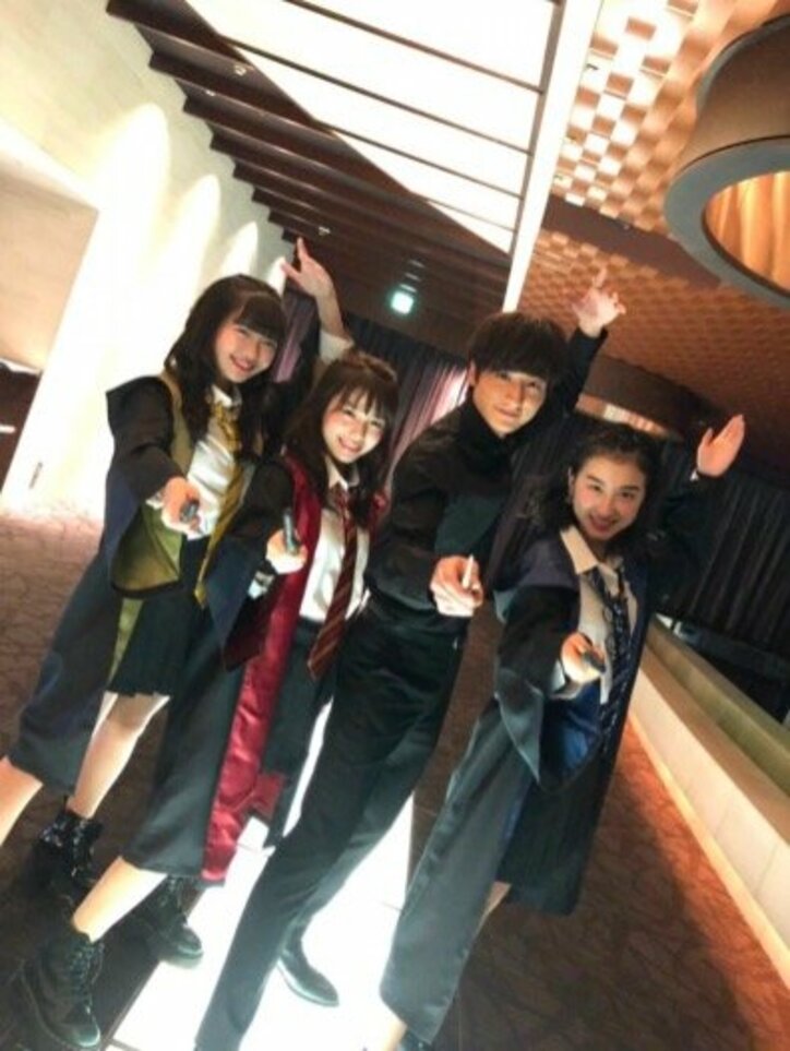 ローラースケートアイドル・Spindle『ファンタビ』レッドカーペットセレモニーに参加　高速スピンを披露！