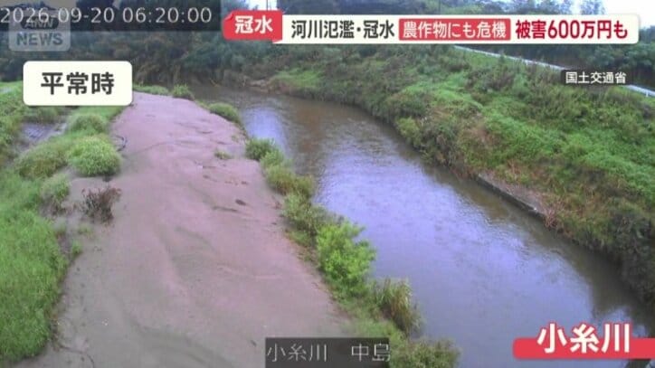 平常時の小糸川