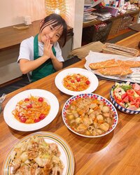 みきママ『夏休みの宿題でトマトスパゲティーを作りました!!』