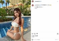 “令和の超新星”山田あい、白水着姿で魅せるグラマラスボディーに反響「惚れ惚れするスタイル」「全てが完璧」