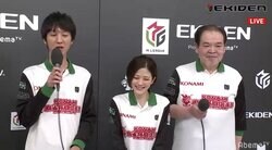 KONAMI麻雀格闘倶楽部が首位発進　チェアマンチームは3位／麻雀・Mリーグ駅伝1日目
