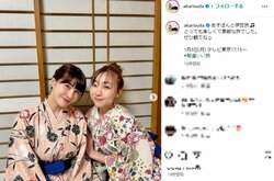須田亜香里、岸明日香との“浴衣＆温泉2ショット”を披露 「癒やされる」「さらに美人さんになってる」の声