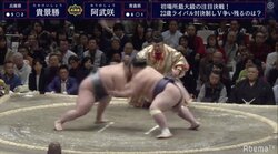 角界の次世代担う22歳対決は先場所優勝・貴景勝に軍配　対抗心剥き出しで頭からゴツン
