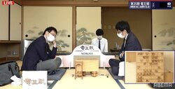 広瀬章人八段は居飛車、山崎隆之八段は四間飛車の対抗形に／将棋・竜王戦挑決第2局