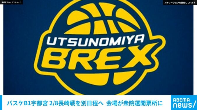 宇都宮ブレックスのXより