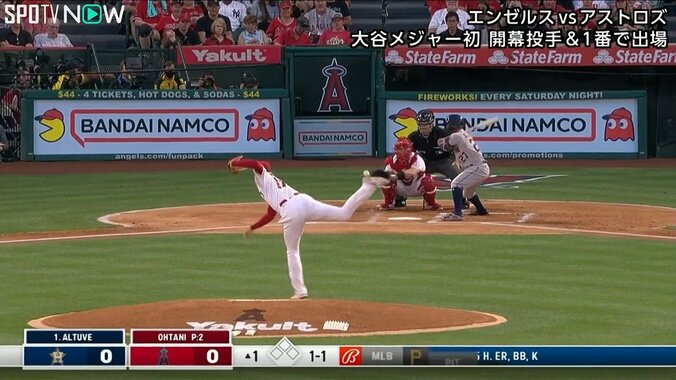 大谷翔平、160キロの「滑り動くストレート」がメジャー屈指の強打者を翻弄 わずかな軸のずれが生む驚きの球速と変化 1枚目