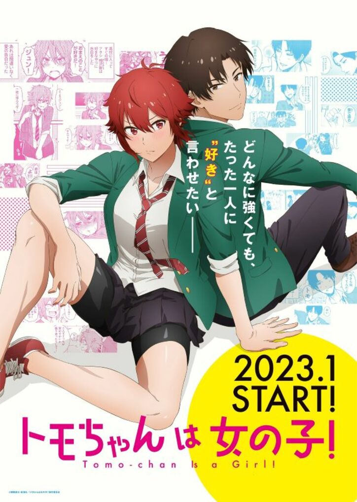 アニメ「トモちゃんは女の子!」ティザービジュアル
