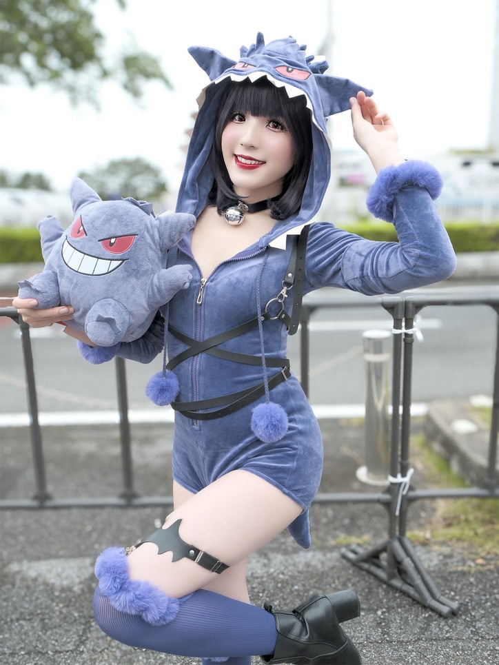 【写真・画像】『ポケットモンスター』ゲンガーコスプレ 2枚目