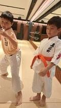  小原正子、年に1度の空手の昇級審査を受けた息子達「出来は二人ともまずまずかな」 