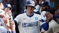 ドジャース、先発全員得点で18ー2の大勝!ロバーツ監督のバースデーを祝う 大谷翔平は2安打2得点で途中交代 敗れたヤンキースはジャッジが2HR