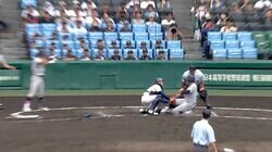 甲子園熱狂「凄い試合だ！！」仙台育英の“同点打”＆履正社の“逆転阻止好返球” 優勝候補同士の攻防が凝縮したプレーに大歓声あがる