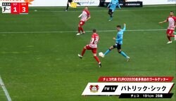 「オシャレすぎ」「偶然だろ」スーパーゴールかまぐれ弾か…ファンの見方が割れた超絶フィニッシュの瞬間！ レヴァークーゼンFWの“魔法のタッチ”の真相は？