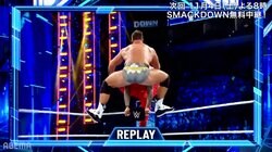 「この跳躍はすごいな」 “化け物フィジカル”レスラーがトップロープにひとっ飛び！「身体能力高いな」超人的なバネに注目