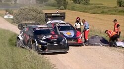 世界最速ラリーで日本人ドライバーが見せた“紳士的な”光景 「怪我がないことを願ってたよ」WRC“ならではの”粋な瞬間