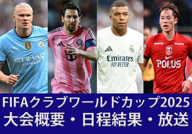 FIFAクラブワールドカップ2025の大会概要・組み合わせ・試合日程結果・放送中継などを解説