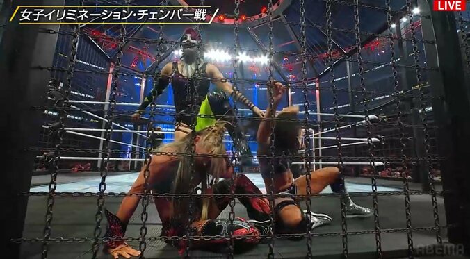 日本人女子、米マットで“美人枠”レスラー2人を蹂躙 金網拷問に場内騒然 異例の大チャントも 2枚目
